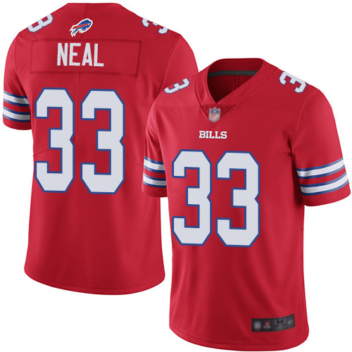 Men Buffalo Bills #33 Siran Neal Limited Red Rush Vapor Untouchable NFL Jersey->buffalo bills->NFL Jersey